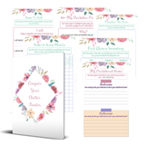 Conquer your clutter binder pages