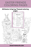 Spring coloring book