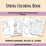 Spring coloring book