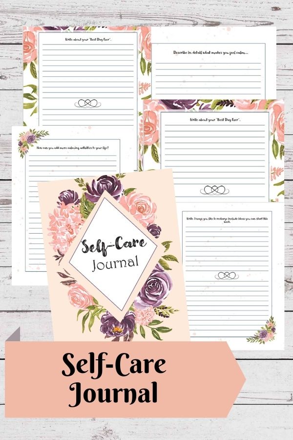 Free Printable Self Care Journal for Moms - Always Moving Mommy  Gratitude  journal printable, Journal pages printable, Mom journal