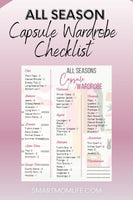 Capsule Wardrobe Checklist