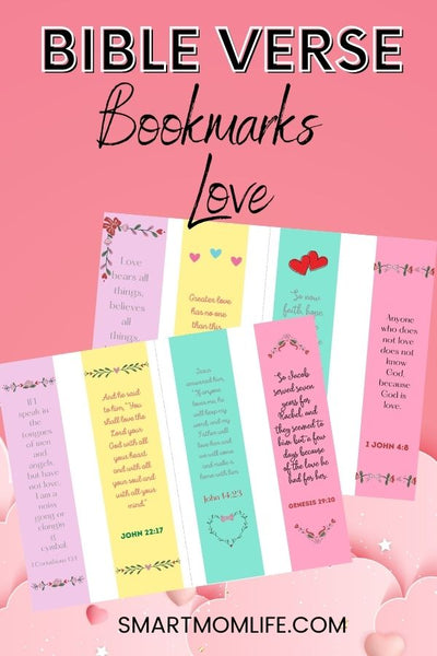 Bible Verse Bookmarks - Love