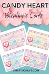 Candy Heart Valentine's Cards