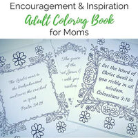 Mom's Inspiration Adult Coloring Book