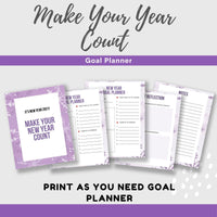 Make Your Year Count Goal Planner