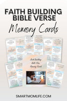 Faith Building Bible Verse Memory Cards Canva Templates with PLR