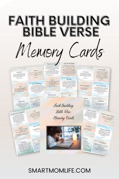 Faith Building Bible Verse Memory Cards
