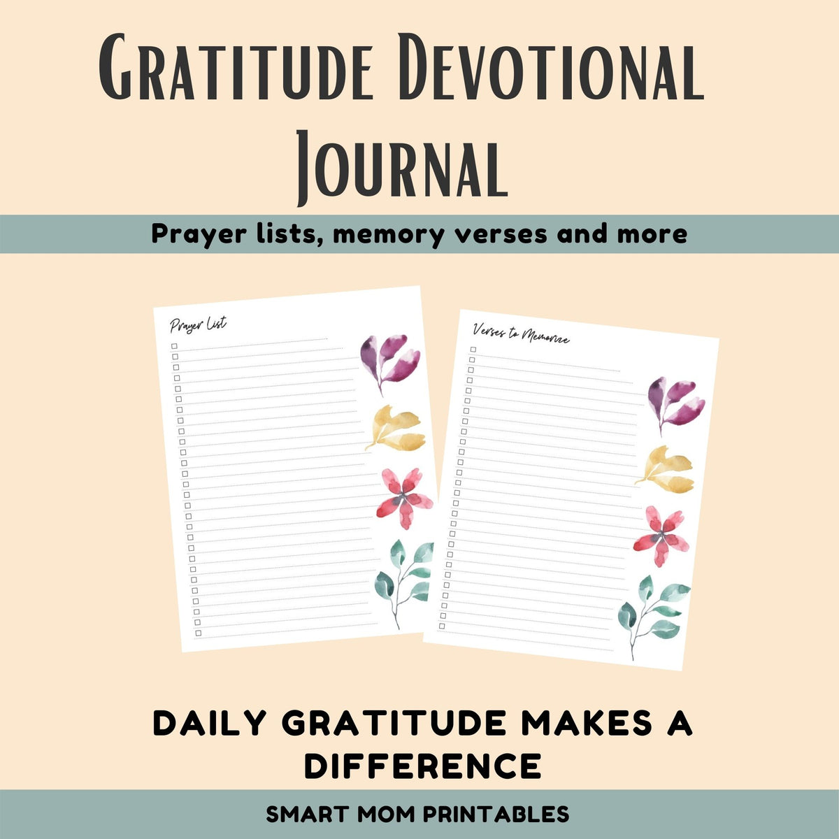 Gratitude Devotional Journal – Smart Mom Life