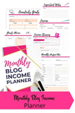 Monthly Blog Income Planner