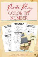 Pirate Play Color by Number